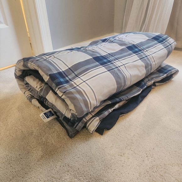 The Big One Twin Size Comforter, blue and gray - Picture 3 of 9